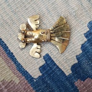 Two Headed Falcon Brooch